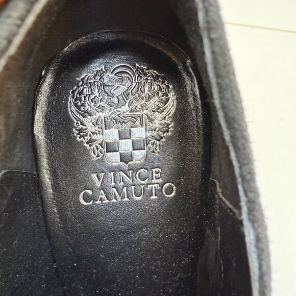 Vince Camuto Womens Black Suede Booties Size 9.5M With Zipper Closure - Picture 5 of 10